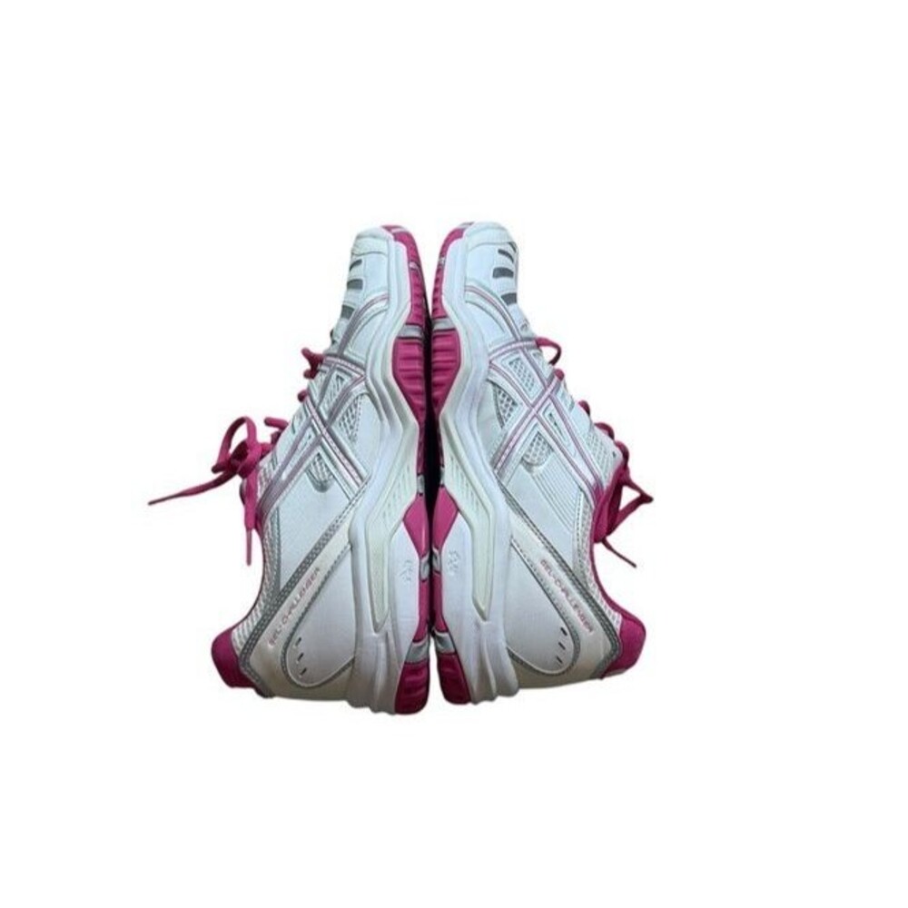 Asics Gel Challenger 9 Womens Size 9.5 Silver White Pink Tennis Shoes Sneakers - Picture 4 of 9